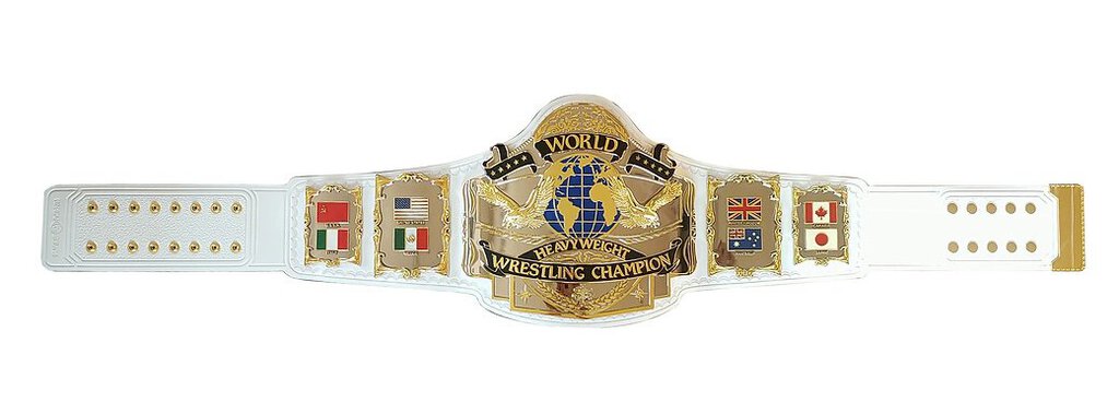 WWF Dual Plated Andre Heavyweight Fandu 1987 Championship Belt