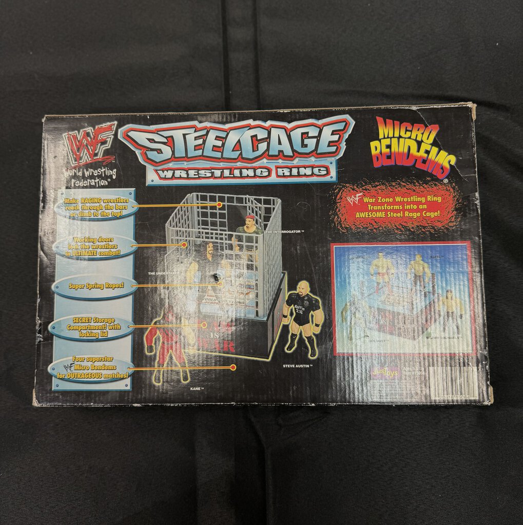 WWF Steel Cage - Just Toys- Micro Bend-Ems