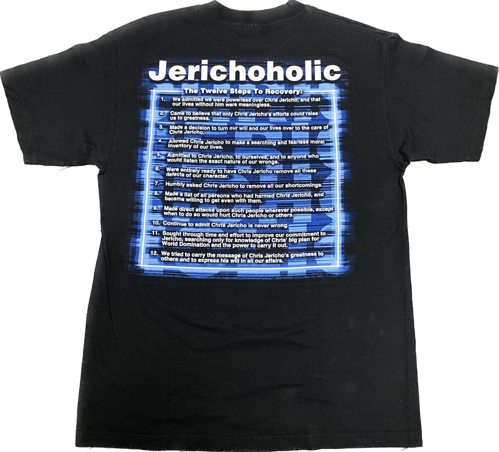 Jericoholic - 12 Steps to Recovery (Blue)